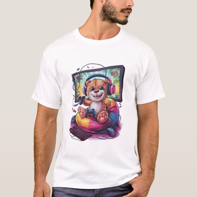 Camiseta Gamer Teddy (Anverso)
