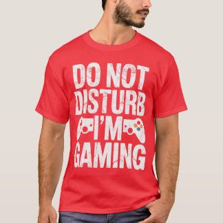 Camiseta Gamer Video Juegos Controlador No Molestar Estoy J
