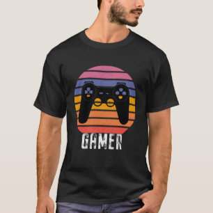 Camiseta Gamer video retro controlador juegos para niños Gi