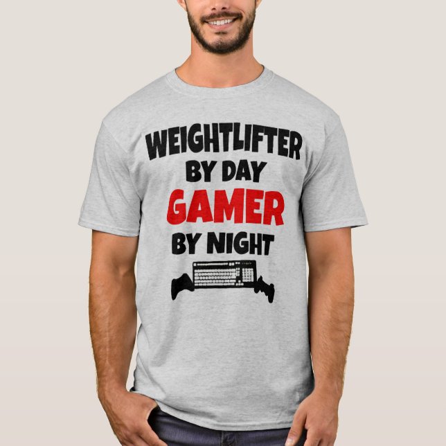 Camiseta Gamer Weightlifter (Anverso)