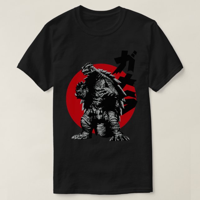Camiseta GAMERA 1999 Sol rojo (Diseño del anverso)