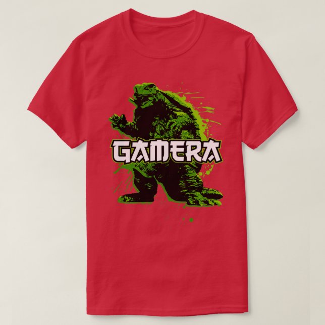 Camiseta GAMERA Splatter (Diseño del anverso)