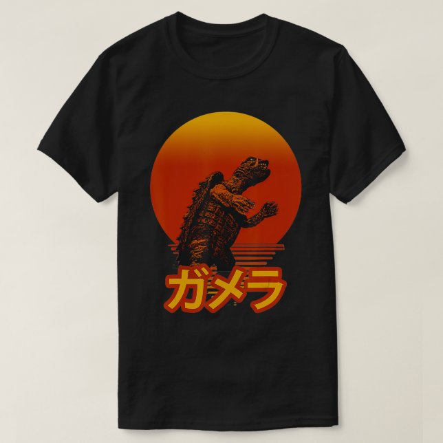 Camiseta Gamera Vintage Retro Graphic  (Diseño del anverso)