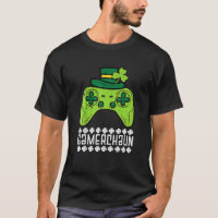 Gamerchaun Irish Gamer Paddys Hombres Niños St Pat