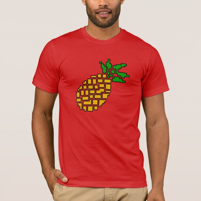 Camiseta GamerFruit Mens Big Pineapple T-shirt (Oscuro) (Anverso)