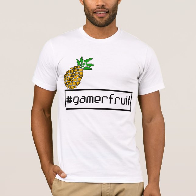 Camiseta GamerFruit Mens Pixel (Anverso)