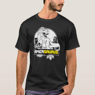 Camiseta Gamersaurus Gamer Dinosaur Video Game Gaming