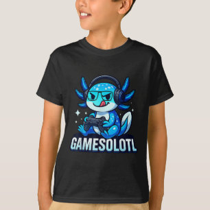 Camiseta Gamesolotl Ajolote Pez Gamer Juegos Anime Video G