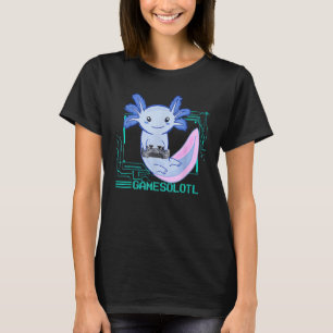 Camiseta Gamesolotl Ajolote Videojuego Juegos Jugador Ajolo