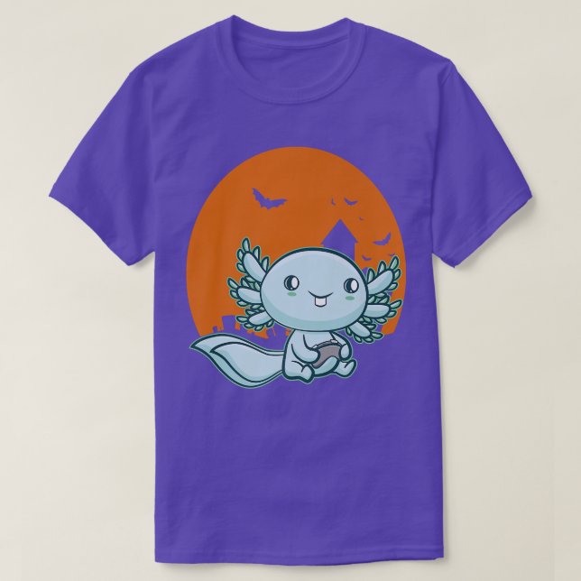 Camiseta Gamesolotl Aolotl Jugando Videojuegos Gótico Paste (Diseño del anverso)