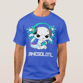 Camiseta Gamesolotl Axolotl Niños Salamander Cute Axolotl