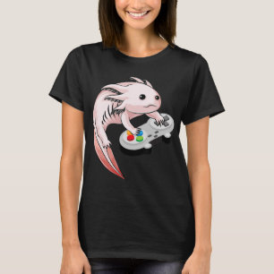 Camiseta Gamesolotl Axolotl Videojuegos Kawaii Anime