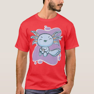 Camiseta Gamesolotl Blue Aolotl Jugando Video Gamer Walking