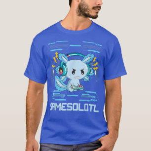 Camiseta Gamesolotl Gamer Aolotl Aolotl Anime Gaming V