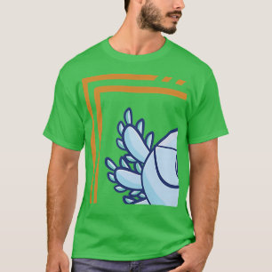 Camiseta Gamesolotl Gamer Aolotl Jugando Videojuegos Camina