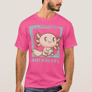 Camiseta Gamesolotl Gamer Axolotl Pescado Jugando Videojueg