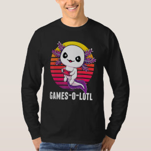 Camiseta Gamesolotl Gamer Axolotl Videojuegos Salamander