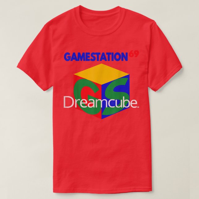 Camiseta GameStation 69 Video Game System 90's 2000's Knock (Diseño del anverso)