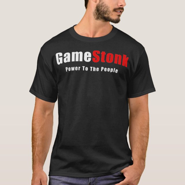 Camiseta GameStonk GME Stonk Stock Trading Hold Moon (Anverso)