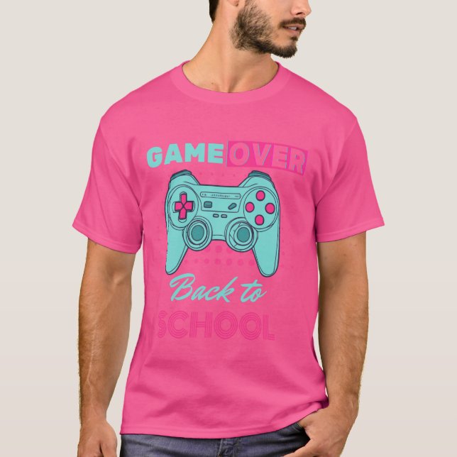 Camiseta Gaming Back to School Design Game Controller (Anverso)