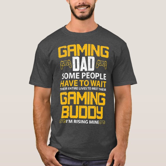 Camiseta Gaming Dad Divertido video juegos de papá son rega (Anverso)