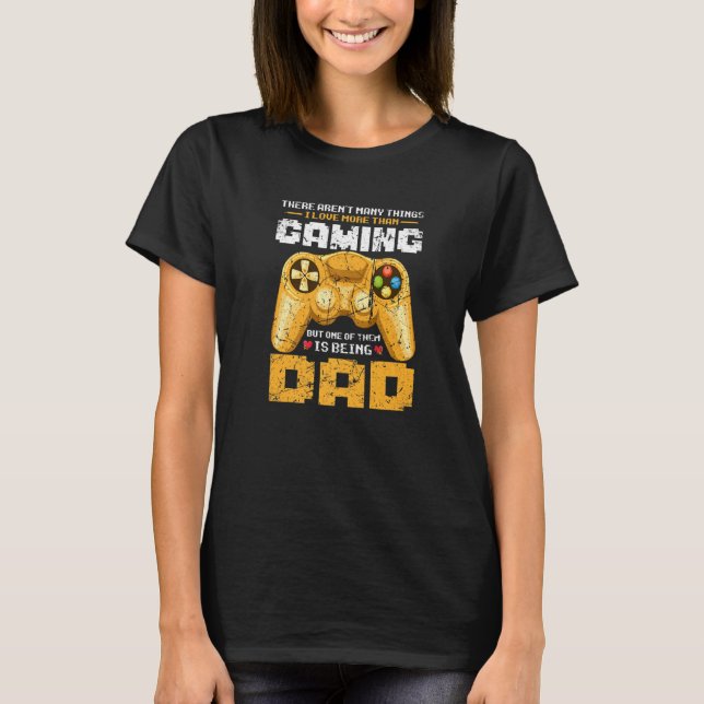 Camiseta Gaming Dad Funny Video Gamer Retro (Anverso)