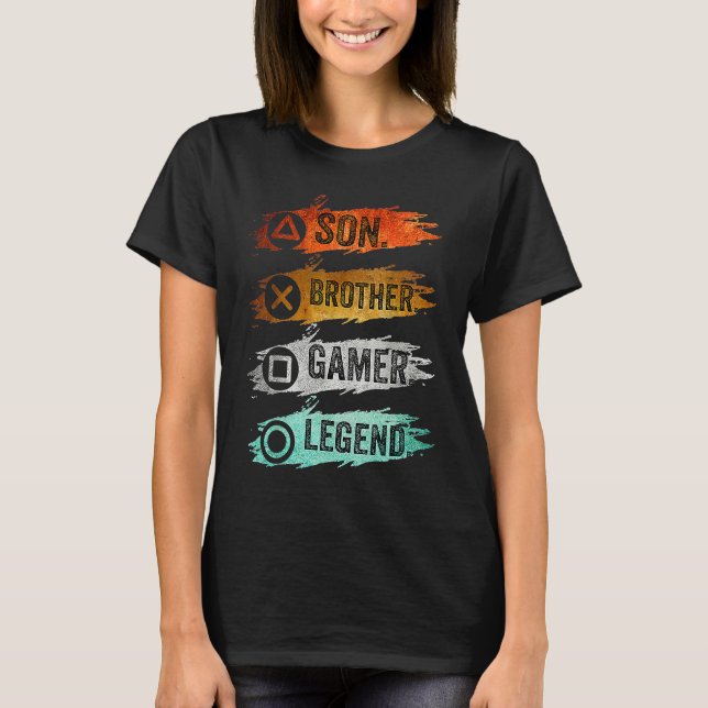 Camiseta Gaming  For Teenage Boys 8 16 Year Old Gamer (Anverso)