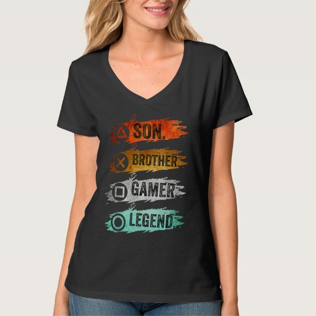 Camiseta Gaming  For Teenage Boys 8 16 Year Old Gamer (Anverso)