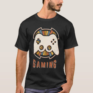 Camiseta Gaming Gamer Vintage Classic Retro Love