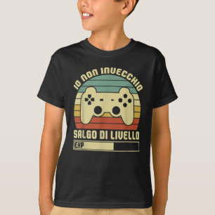 Camiseta Gaming Gioco Video Controller Giocatore Salgo Di