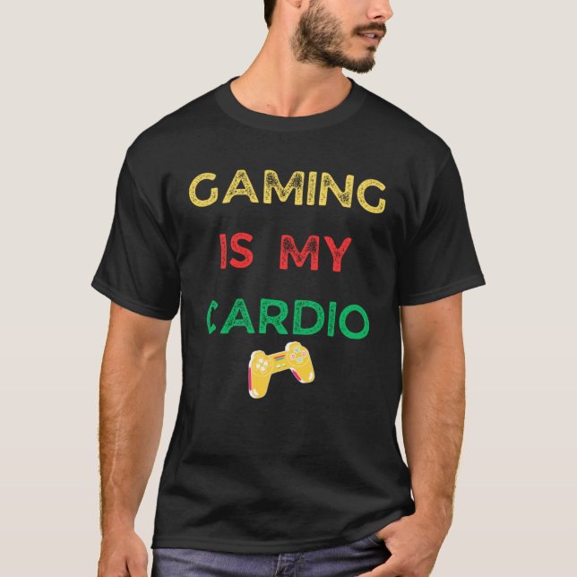 Camiseta Gaming is my cardio  gaming (Anverso)