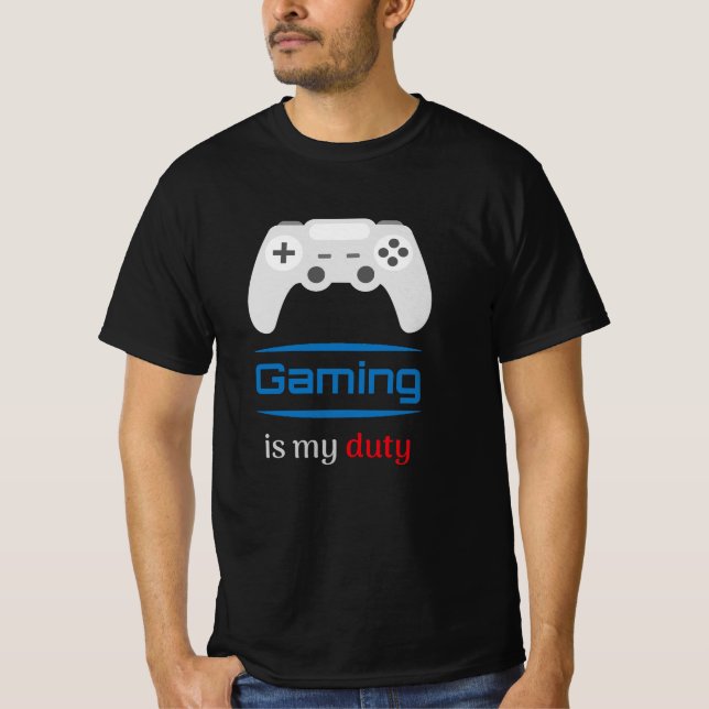Camiseta Gaming Is My Duty Gamer Controller (Anverso)