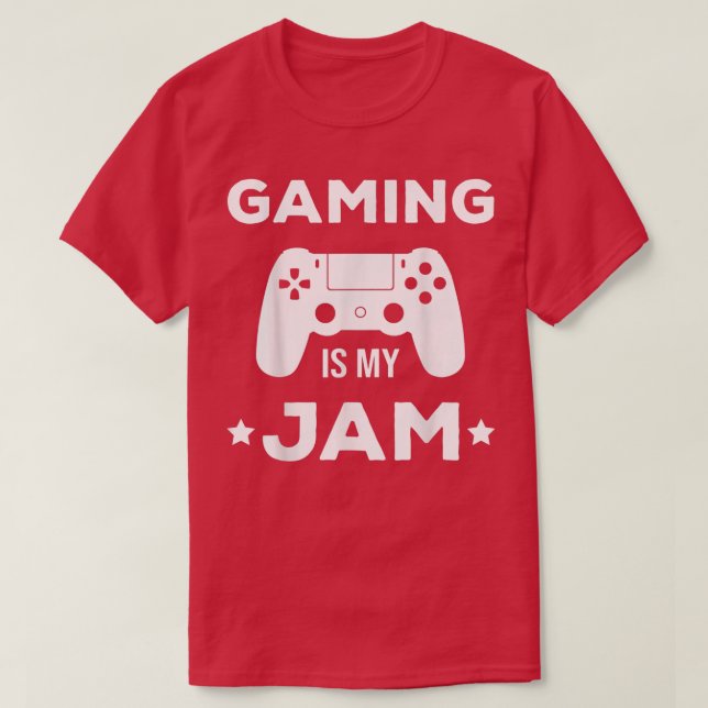 Camiseta Gaming Is My Jam Video Games Lover Controller Vide (Diseño del anverso)