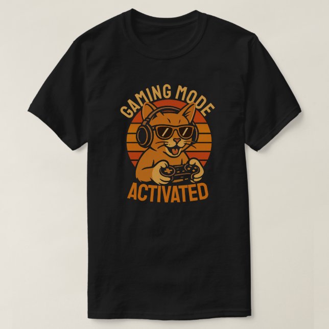 Camiseta Gaming Mode Activated (Diseño del anverso)