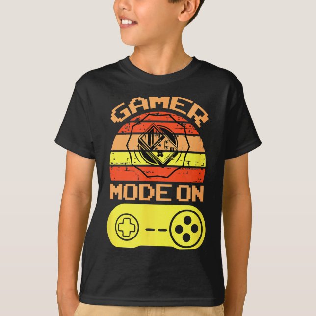 Camiseta Gaming Mode On Funny Game Quotes Gift For Players  (Anverso)