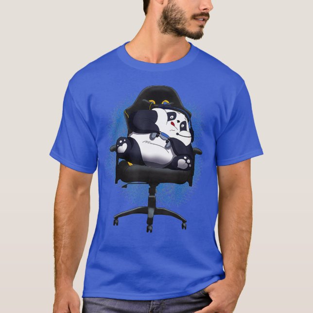 Camiseta Gaming Panda Funny Gamer Video Games (Anverso)