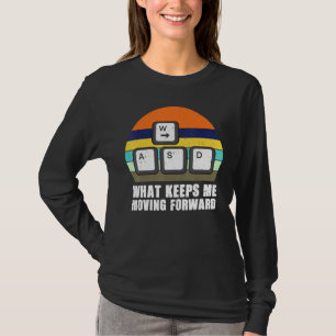 Camiseta Gaming Pc Gamer Wasd Retro Gamer