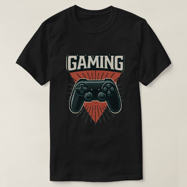 Camiseta Gaming Vibes: Bold Controller Design (Diseño del anverso)
