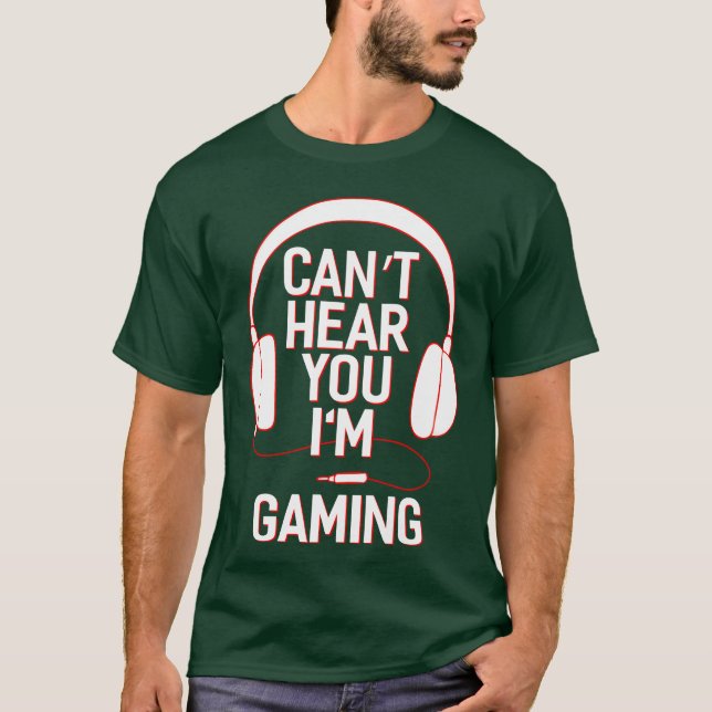 Camiseta Gaming Video Game Gamer Console Nerd Geek Gift fun (Anverso)
