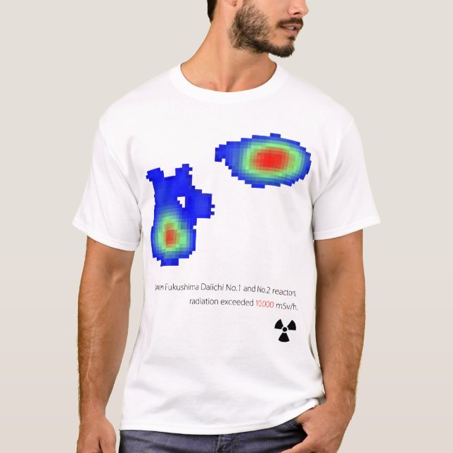 Camiseta Gamma views, between Fukushima Daiichi No.1 and No (Anverso)