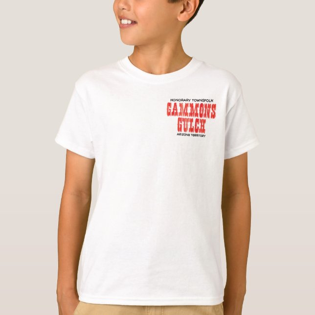 Camiseta Gammons Gulch Movie Set Youth Tshirt (Anverso)