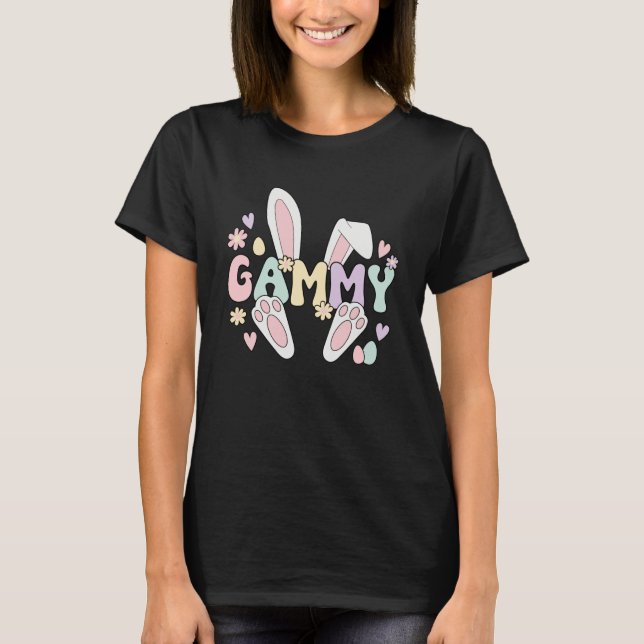 Camiseta Gammy Abuela Semana Santa Bunny Gammy Abuela Easte (Anverso)
