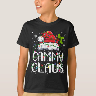 Camiseta Gammy Claus Navidades Santa Hat Familia Xm