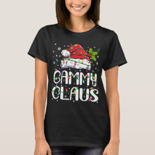 Camiseta Gammy Claus Navidades Santa Hat Familia Xm