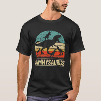 Camiseta Gammy Dinosaur T Rex Gammysaurus 4 Kids Family Mat