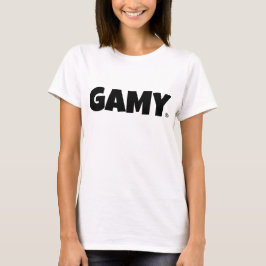 Camiseta GAMY® Black Logo Damen T-Shirt