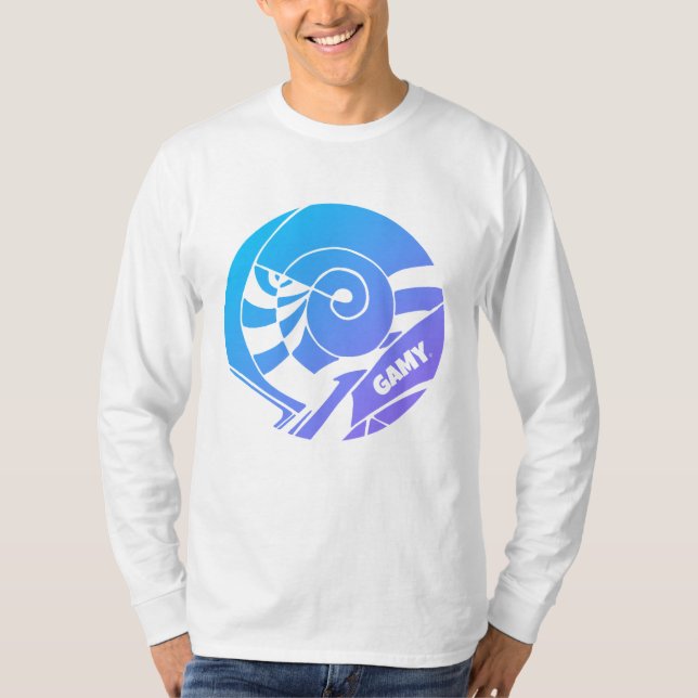 Camiseta GAMY® Logo Herren Langarm (Anverso)