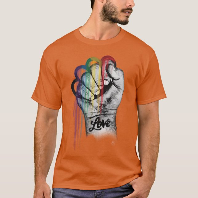 Camiseta Gana el amor vintage (Anverso)