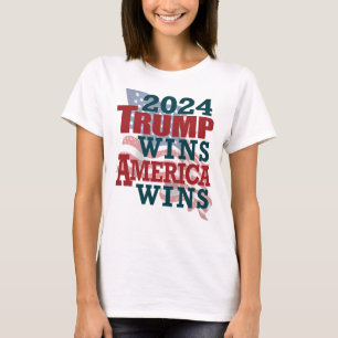 Camiseta Gana Trump 2024 - Estados Unidos gana