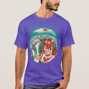 Camiseta Ganadería animal Animales vegetarianos